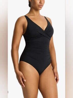 Fantasizer Black Swimsuit - Classic One-Piece XL, Plus Size Swimsuit